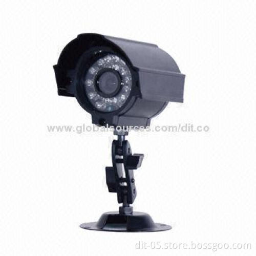 Outdoor CMOS camera, 480TVL, 24pcs IR LEDs, IP65 waterproof
